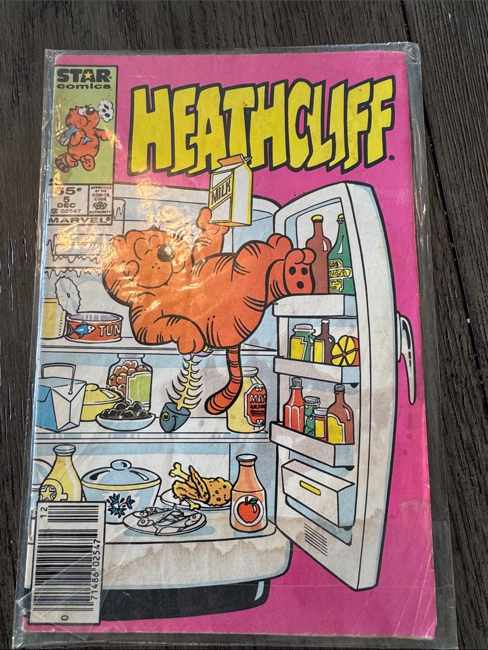 Heathcliff Vintage Comic Book - Pink Cover